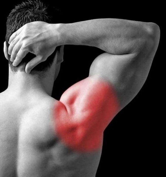 Shoulder and back of head pain caused by cervical osteochondrosis