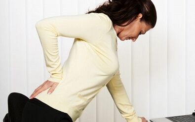 Clinical manifestations of lumbar osteochondrosis